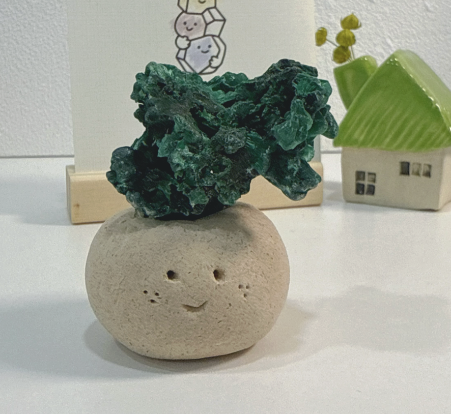 孔雀石 石頭泥 5cm 孔雀石 石頭泥