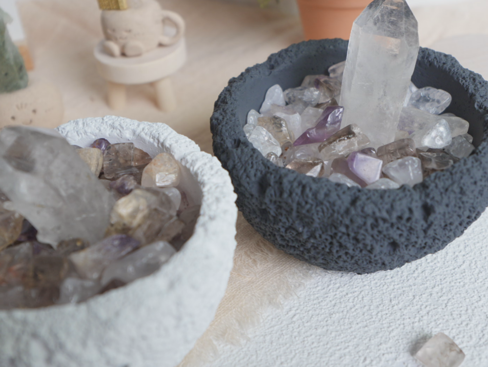 超七 × 白水晶碎石|能量淨化碗 超七 × 白水晶碎石|能量淨化碗