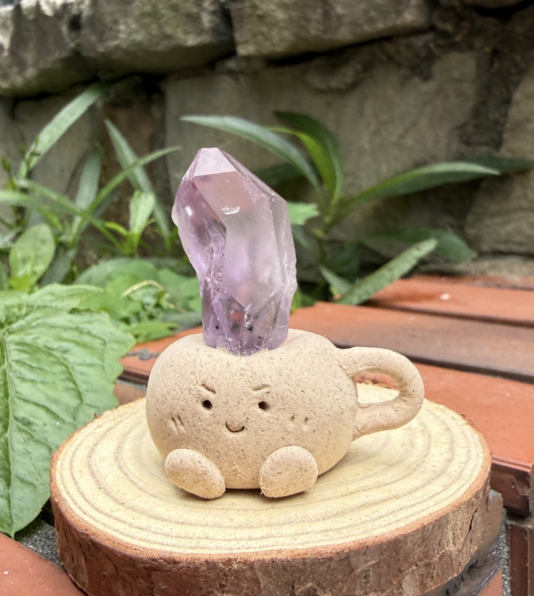 紫水晶石頭泥 |紫水晶 石頭泥|