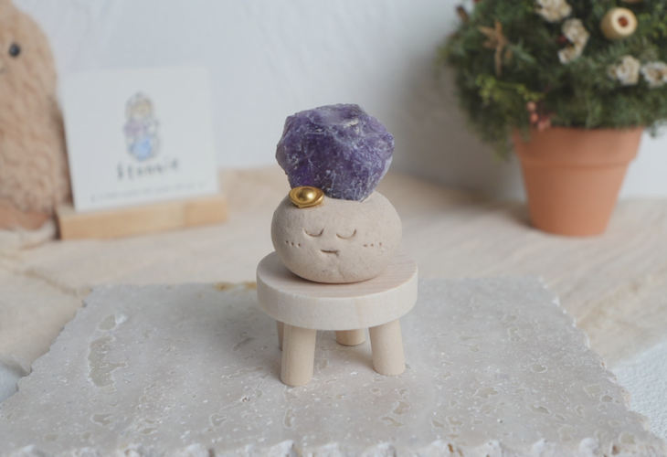 紫水晶石頭泥 |紫水晶 石頭泥|