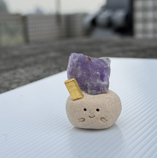 紫水晶石頭泥 |紫水晶 石頭泥|