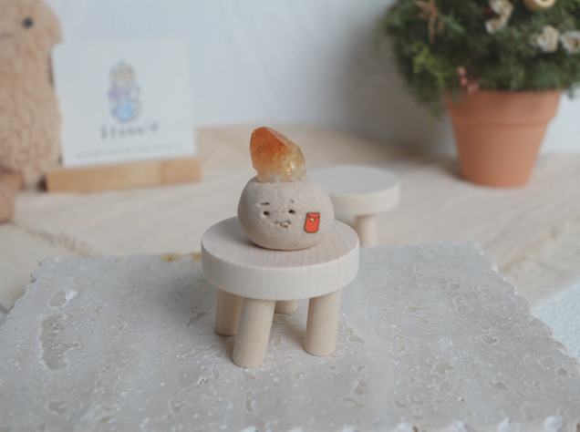 黃水晶 黃水晶 石頭泥