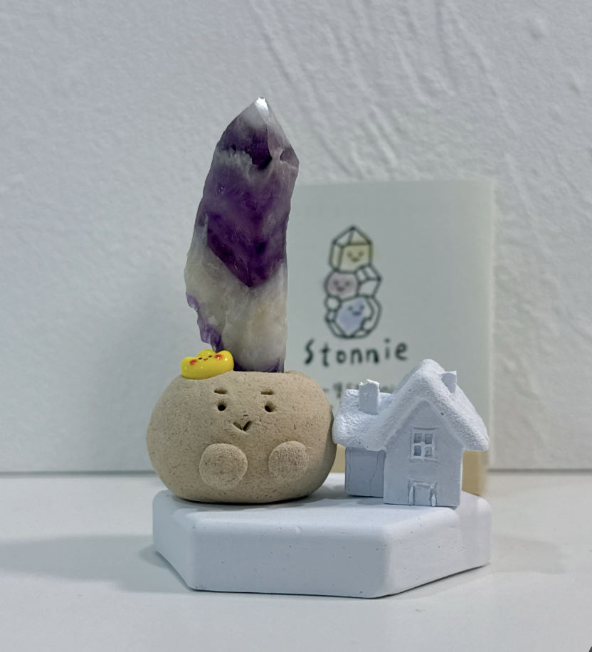 斑紋紫水晶 |斑紋紫水晶 石頭泥|