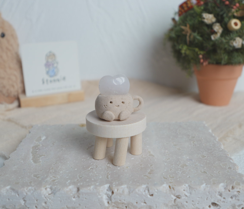 愛心粉水晶 愛心|粉水晶