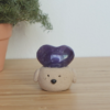 愛心紫水晶 |愛心紫水晶 石頭泥|