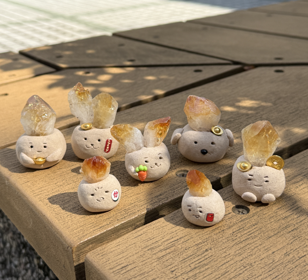 黃水晶 黃水晶 石頭泥