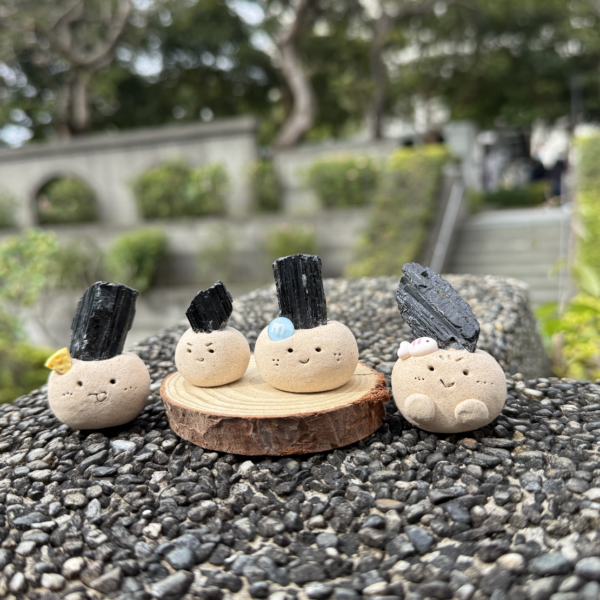 黑碧璽 黑碧璽 石頭泥