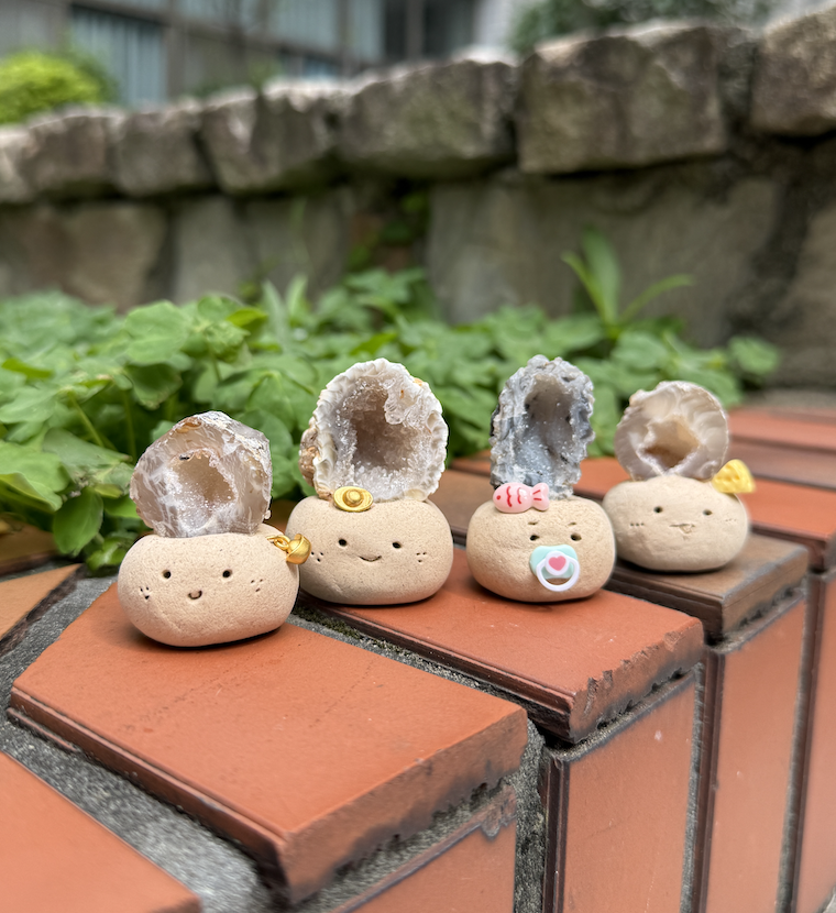 巴西 ｜瑪瑙水晶砂糖蛋 石頭泥｜