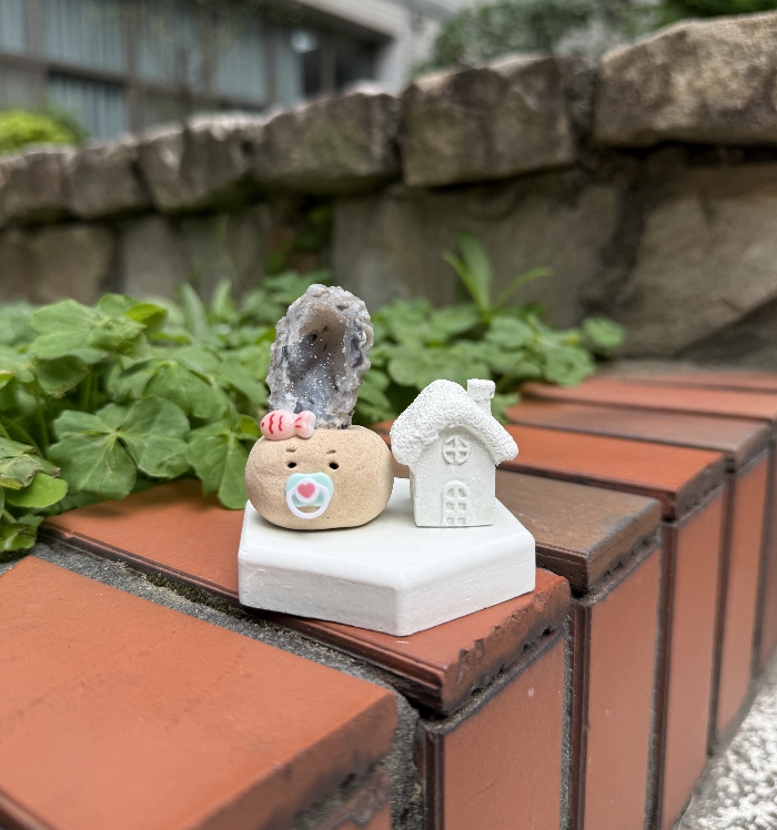 巴西 ｜瑪瑙水晶砂糖蛋 石頭泥｜