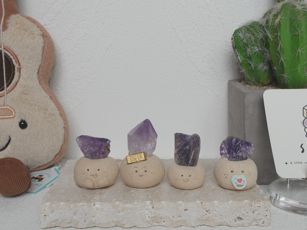 紫水晶 |紫水晶 石頭泥|