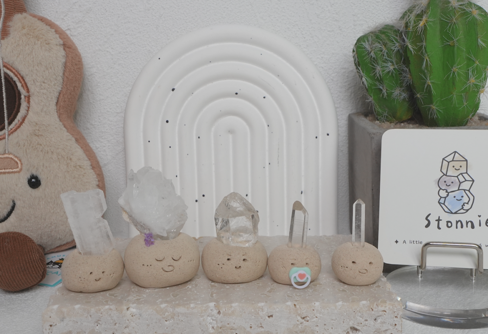 ｜白水晶 石頭泥｜