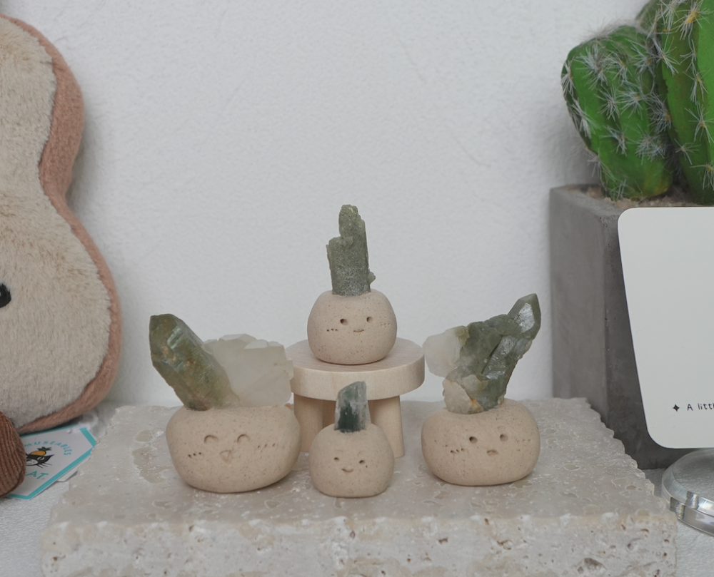 綠幽靈 石頭泥 |綠幽靈 石頭泥|☘️