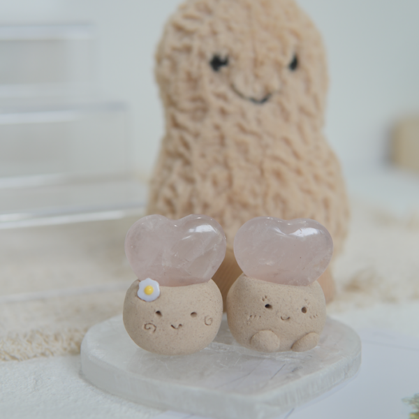 粉嫩嫩｜愛心粉水晶