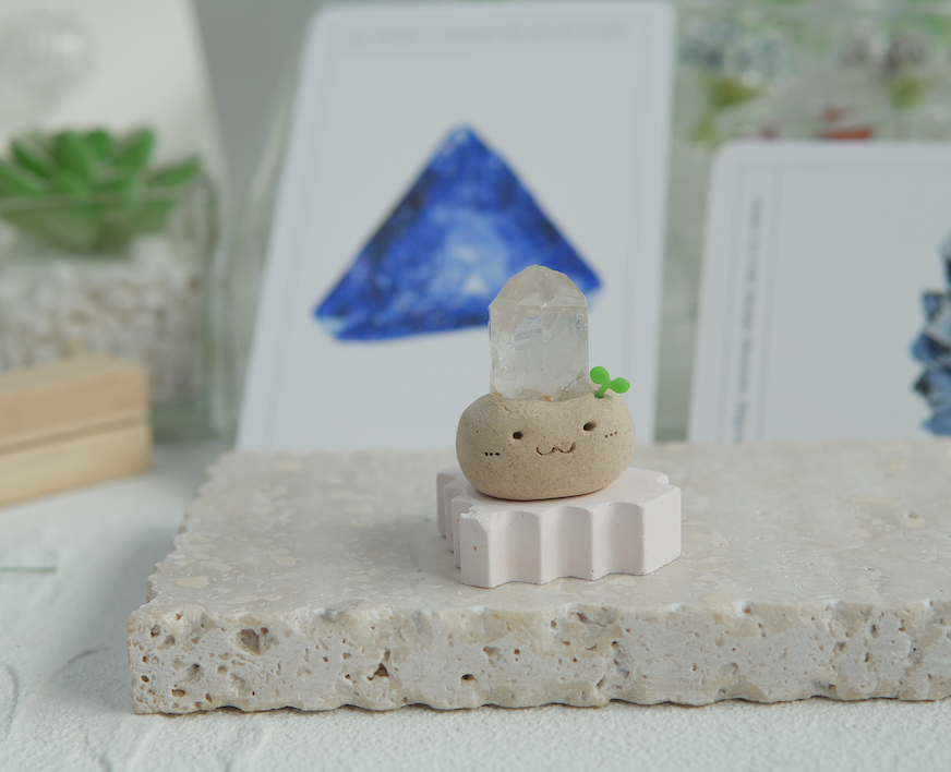 ｜白水晶 石頭泥｜
