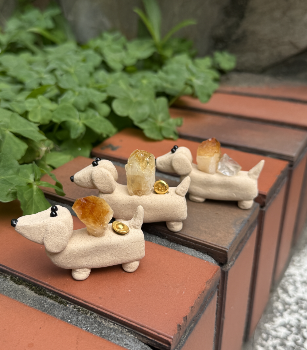 黃水晶狗狗 dooooog 🦴| 黃水晶 石頭泥 |