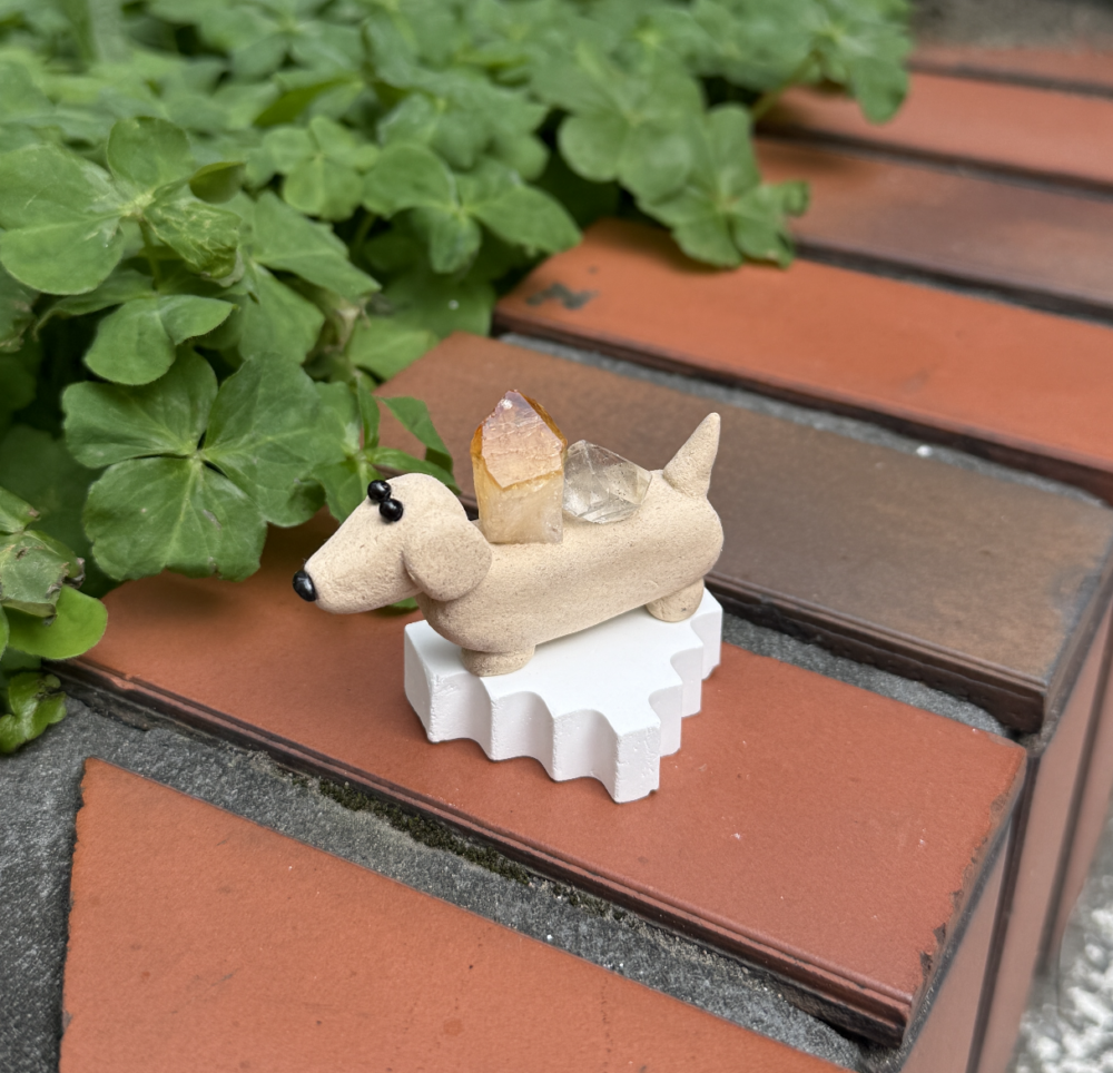 黃水晶狗狗 dooooog 🦴| 黃水晶 石頭泥 |