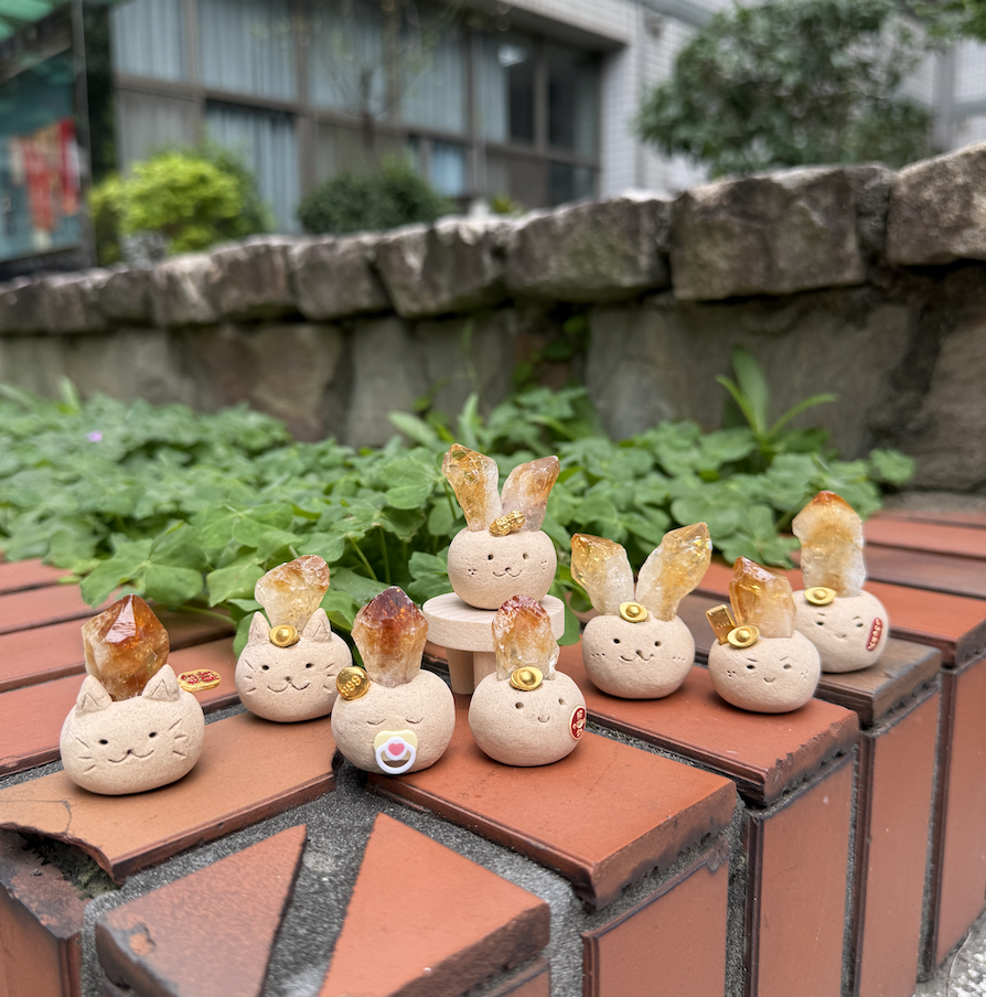 ｜黃水晶 石頭泥｜