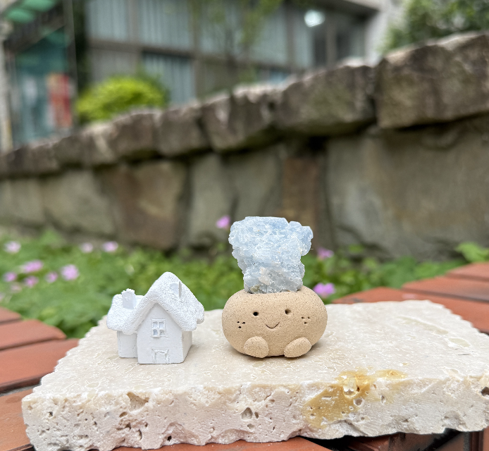 藍方解石 藍方解石 石頭泥