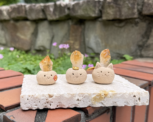 ｜黃水晶 石頭泥｜