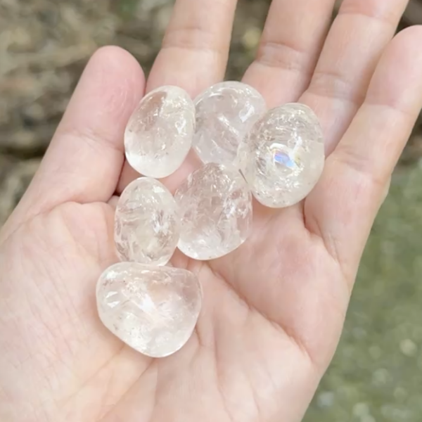 萬用能量石｜🤍 白水晶口袋石