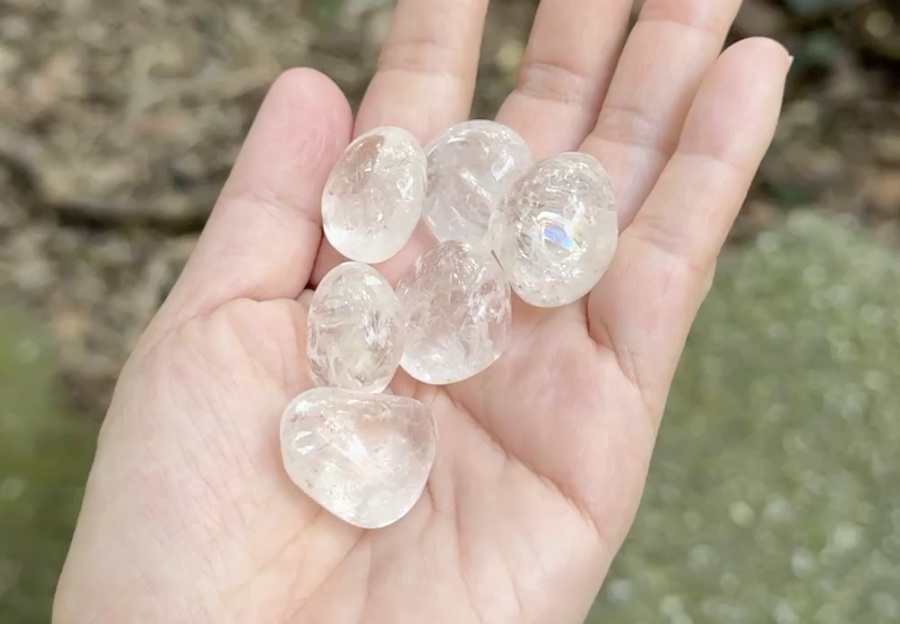 萬用能量石｜🤍 白水晶口袋石