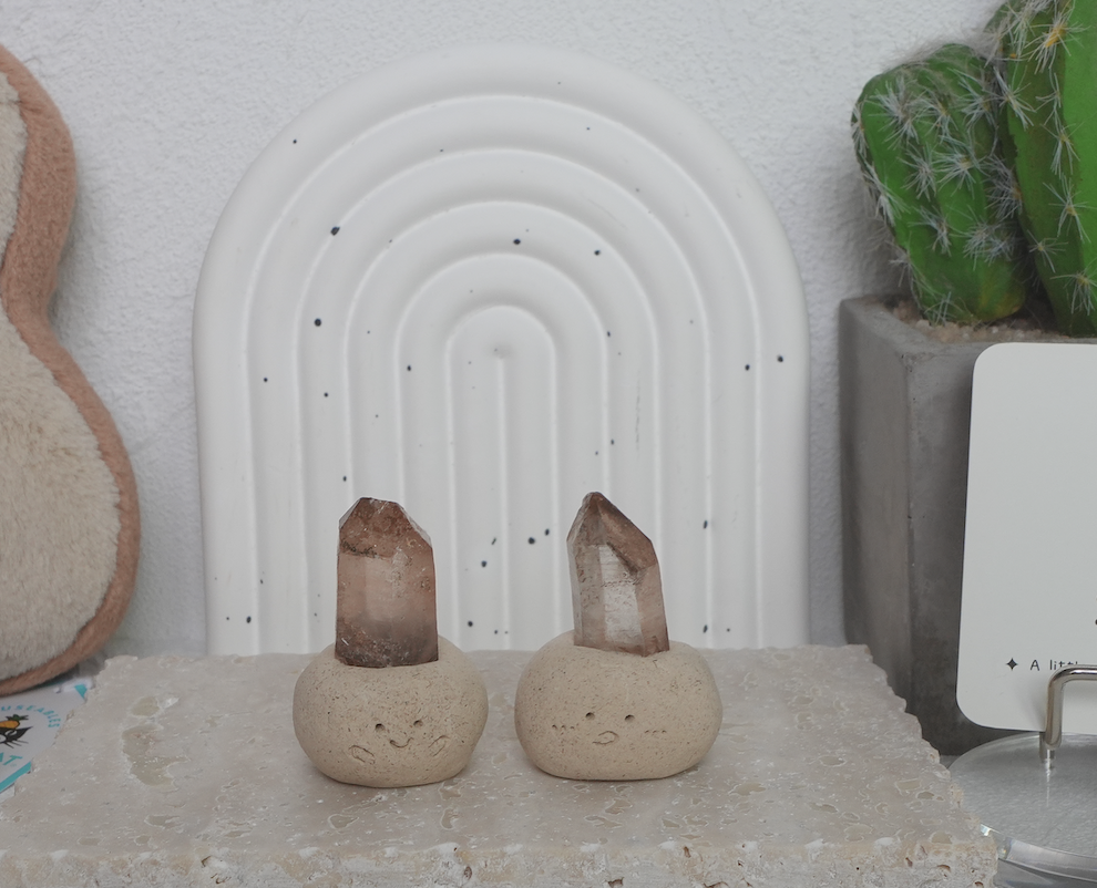 ｜含鐵白水晶 石頭泥｜