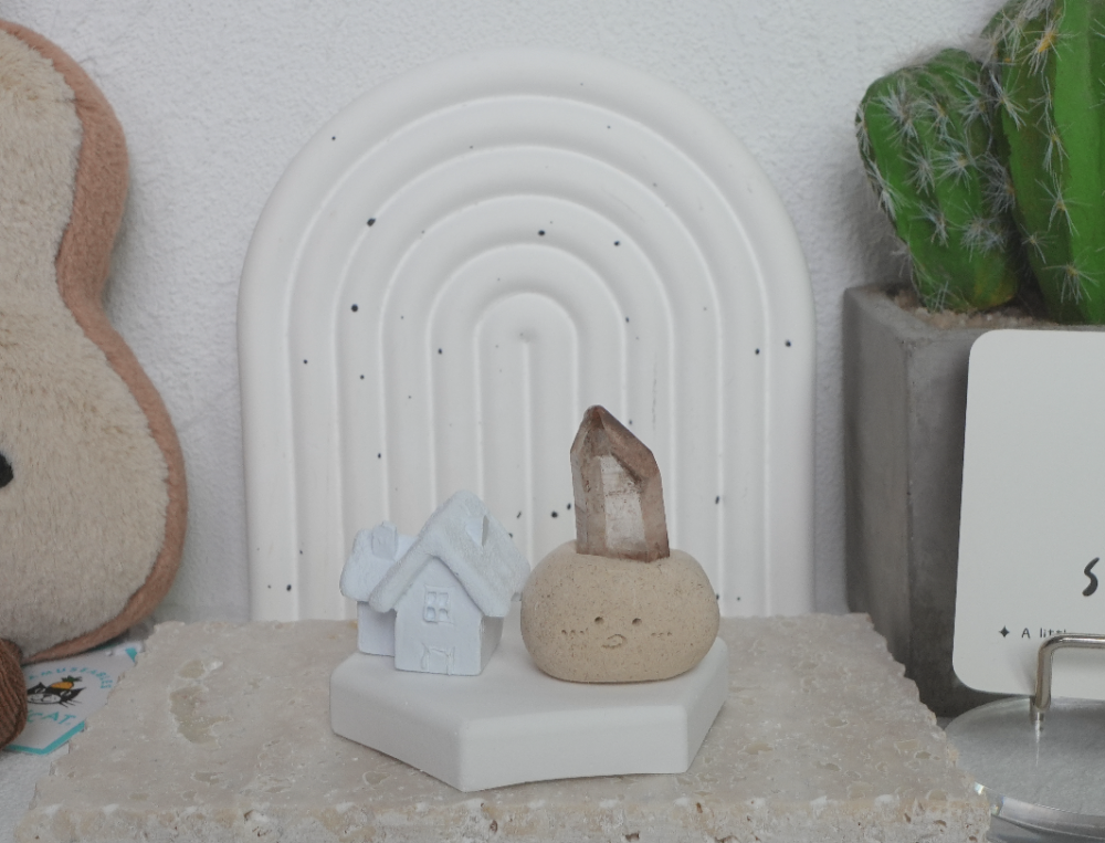 ｜含鐵白水晶 石頭泥｜