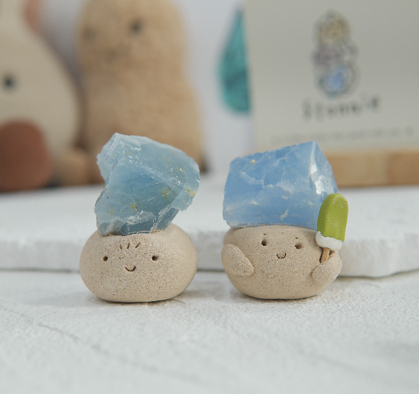 藍方解石 石頭泥