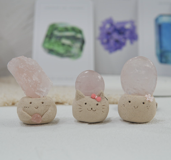 粉水晶 |粉水晶 石頭泥|