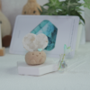 🤍 ｜愛心白晶簇洞 石頭泥｜
