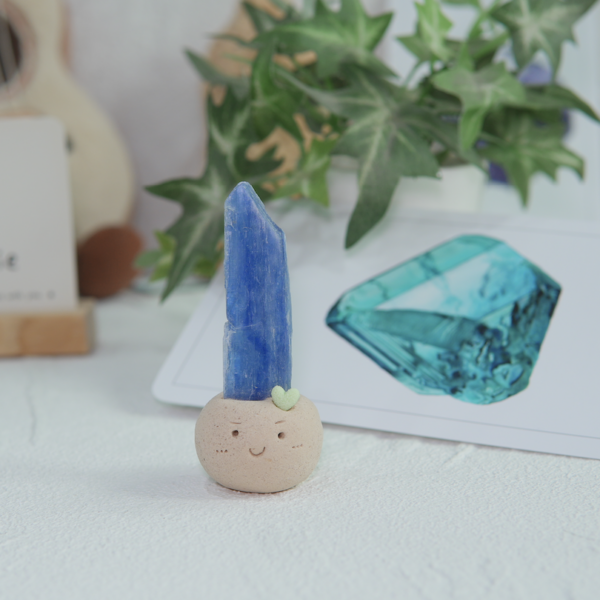 ｜淺藍晶石 石頭泥｜