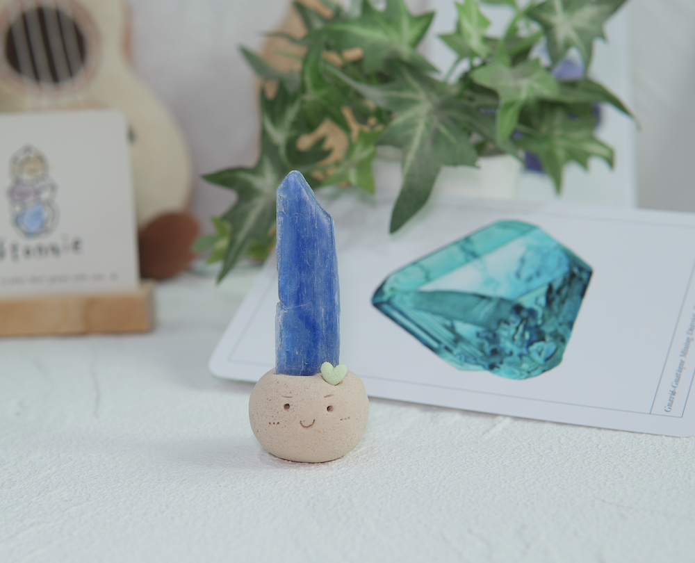 ｜淺藍晶石 石頭泥｜