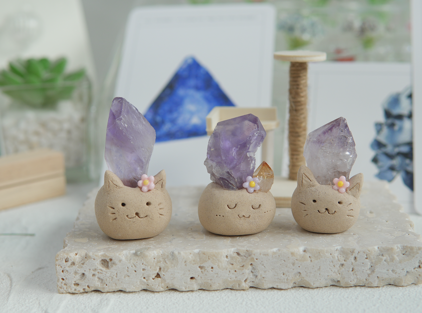 ｜紫水晶 石頭泥｜