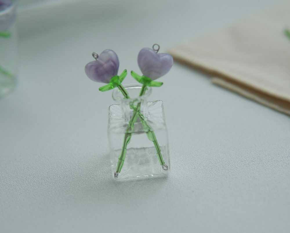 暈染胖愛心小花花