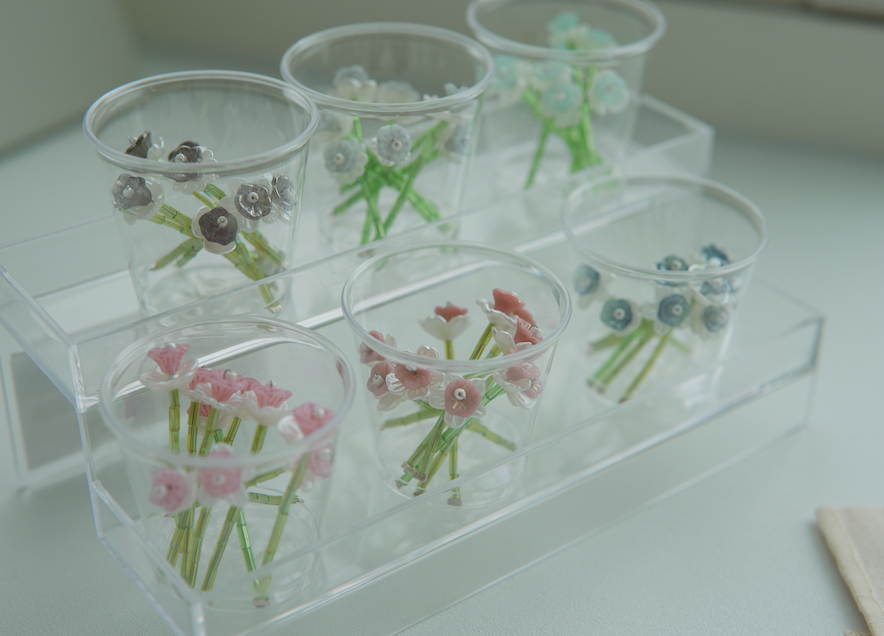捷克玻璃珠｜鈴蘭小花花
