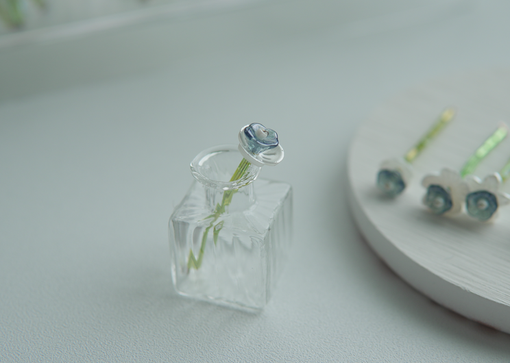 捷克玻璃珠｜鈴蘭小花花
