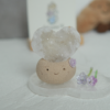 🤍 ｜愛心白晶簇洞 石頭泥｜