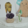 愛心紫水晶簇 烏拉圭|愛心紫水晶簇 石頭泥|🧊