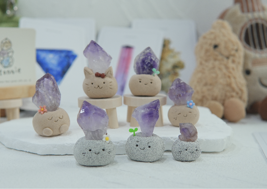 ｜紫水晶 石頭泥｜
