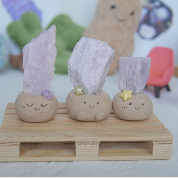 ｜紫鋰輝  石頭泥｜