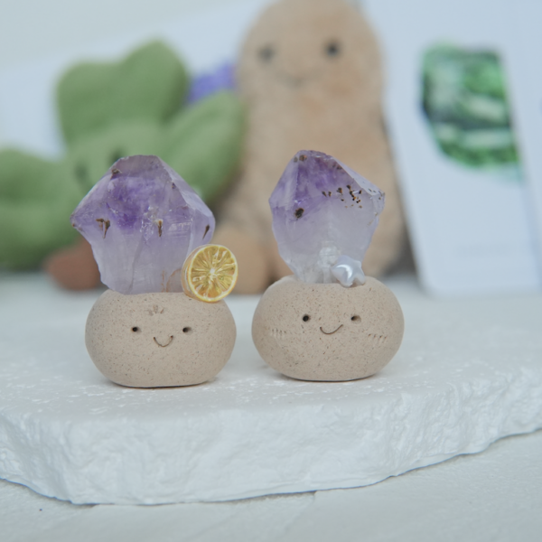 ｜紫水晶 石頭泥｜