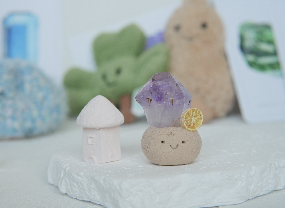 ｜紫水晶 石頭泥｜