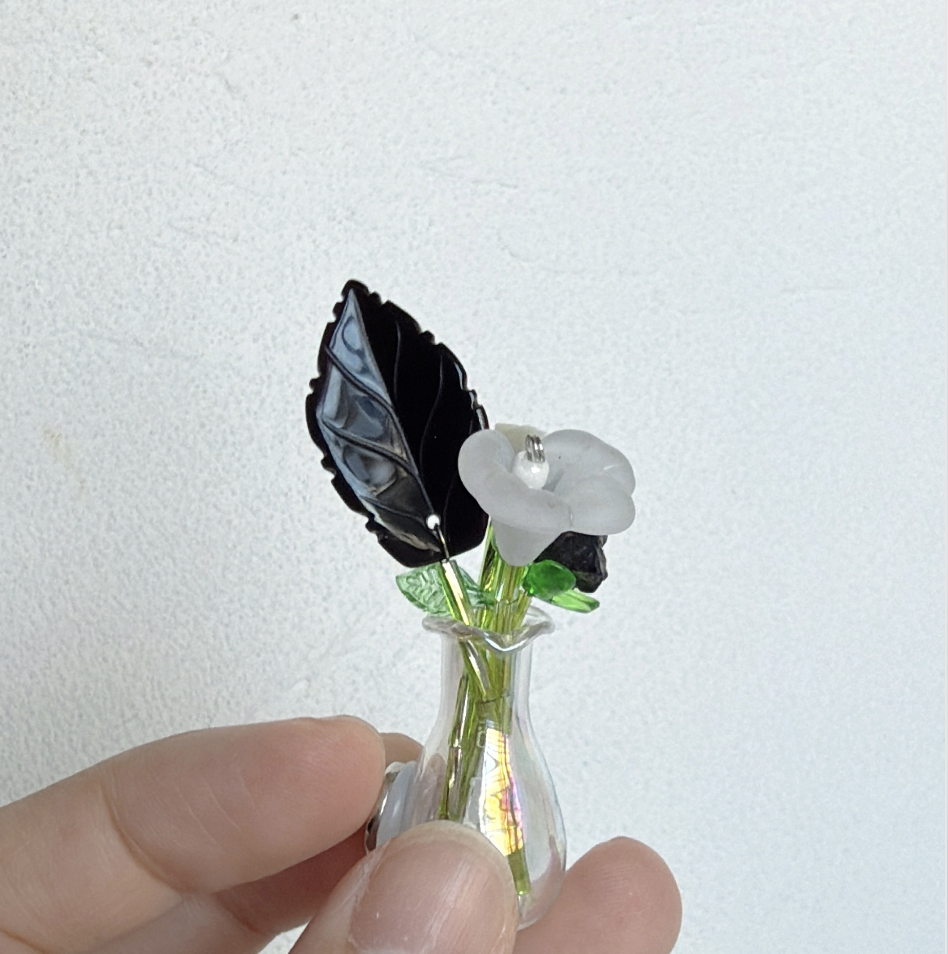 黑瑪瑙 葉子 天然礦石葉子|黑瑪瑙 葉子🍃